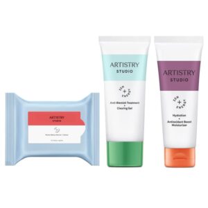 Artistry Studio Zen + Energy micellar mendil, anti-blemish jel ve nemlendirici